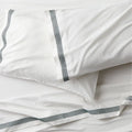 Hotel Organic Cotton Linen Spruce Green King Sheet Set