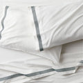 Hotel Organic Cotton Linen Spruce Green Queen Sheet Set