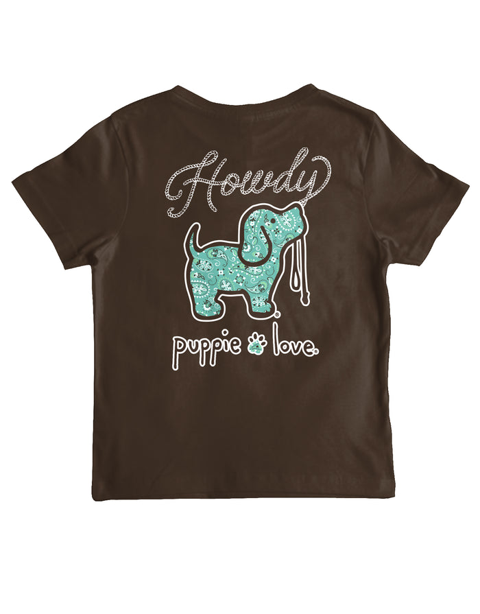HOWDY BANDANA PUP, YOUTH SS PUPPIE LOVE