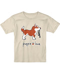 HUSKY PUP (RED & WHITE), YOUTH SS PUPPIE LOVE