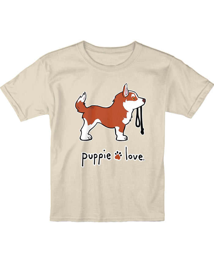 HUSKY PUP (RED & WHITE), YOUTH SS PUPPIE LOVE