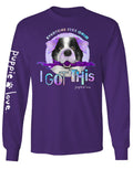 I GOT THIS, ADULT LS Long Sleeve Shirts PUPPIE LOVE x CONNIE HALEY