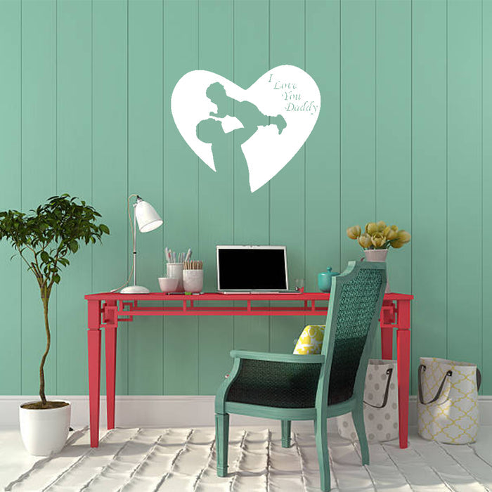 I Love You Dad - Metal Wall Art