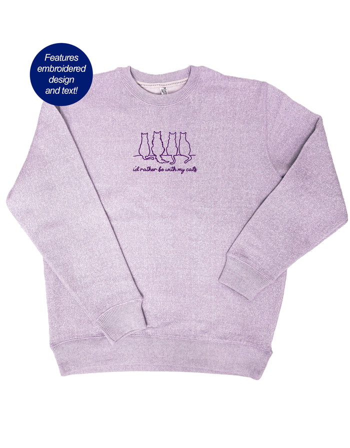 I'D RATHER BE WITH MY CATS, NANTUCKET CREW KITTIE KITTIE