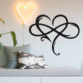 Infinity Heart - Metal Wall Art - MetalPlex
