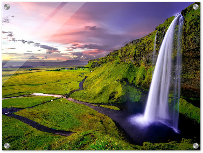 Ireland Waterfall - Print - MetalPlex