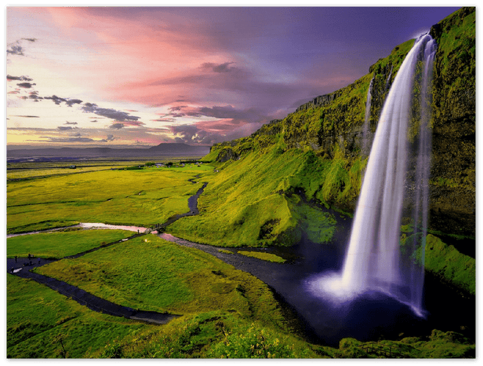Ireland Waterfall - Print - MetalPlex