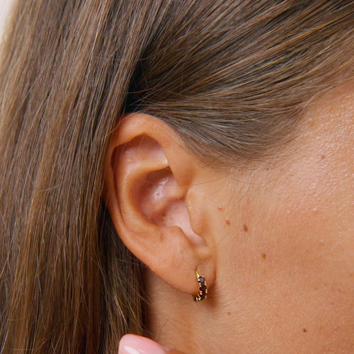 mel-12-january-garnet-birthstone-huggie-earrings-14k-yg.mp4