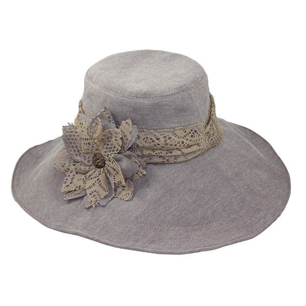 Jeanne Simmons - Mocha 5" Brim Sun Hat