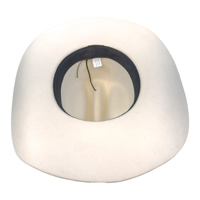 Jeanne-Simmons-White-Felt-Cattleman-Hat-Inside