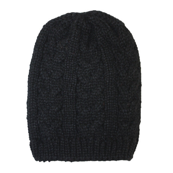Jeanne Simmons - Black Knit Beanie Cap