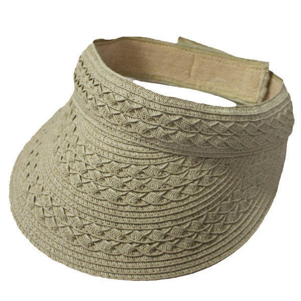 Jeanne Simmons - Wheat Paper Braid Visor