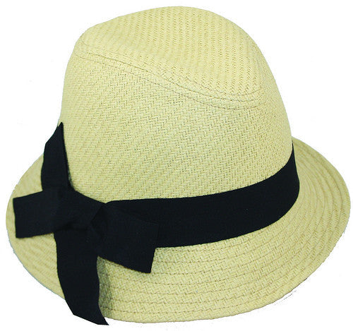 Jeanne Simmons - Slant Fedora Natural