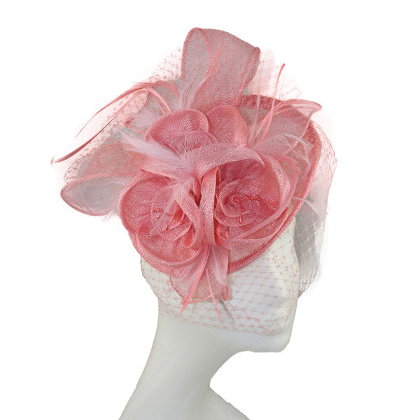 Jeanne Simmons - Three Flower Dish Headband Pink