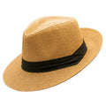 Jeanne Simmons - Toyo Large Brim Fedora - Tan