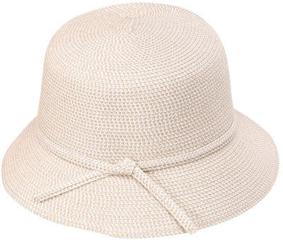Jeanne Simmons - Tweed Bucket Hat White