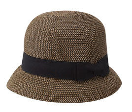 Jeanne Simmons - Tweed Cloche Hat Brown
