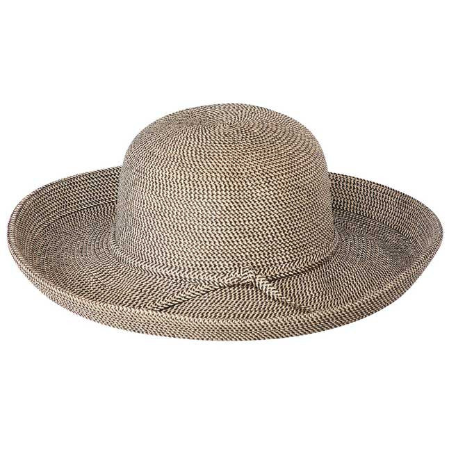 Jeanne Simmons - Black Tweed Kettle Brim Hat