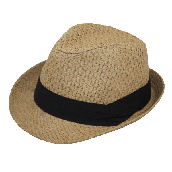 Jeanne Simmons - Tan Unisex Toyo Fedora Hat