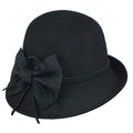 Jeanne Simmons - Wool Felt Cloche Hat