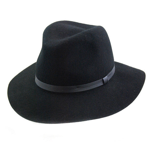 Jeanne Simmons - Black Outback Floppy Hat