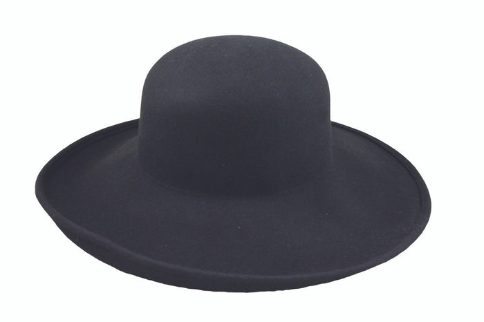 Jeanne Simmons - Black Wool Felt Upturn Hat