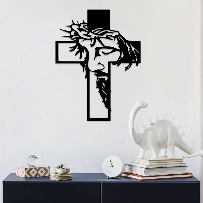 Jesus Christ Cross - Metal Wall Art - MetalPlex
