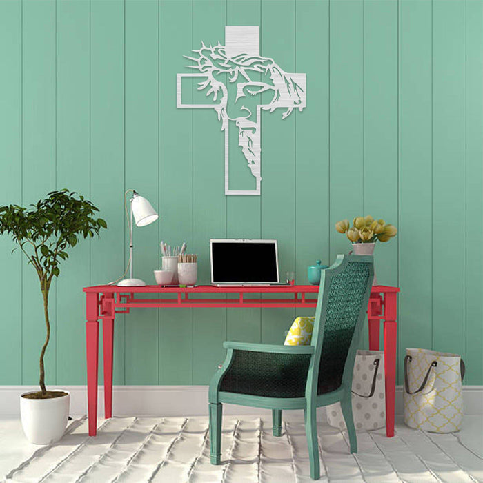 Jesus Christ Cross - Metal Wall Art - MetalPlex
