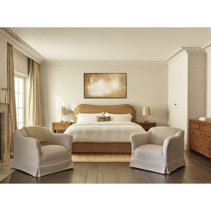 Jude Cotton Linen King Bed Pillow Sham by Jake Arnold