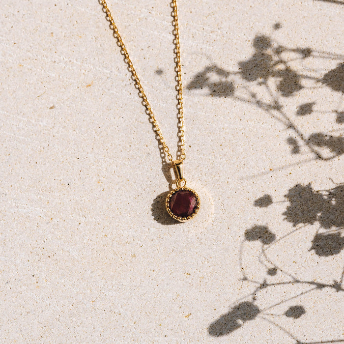 Gold Vermeil, Opaque Ruby