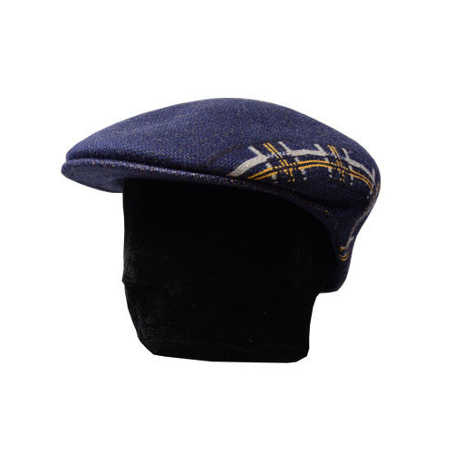 Kangol - Deep Sea 504 Flat Cap (Side Model)