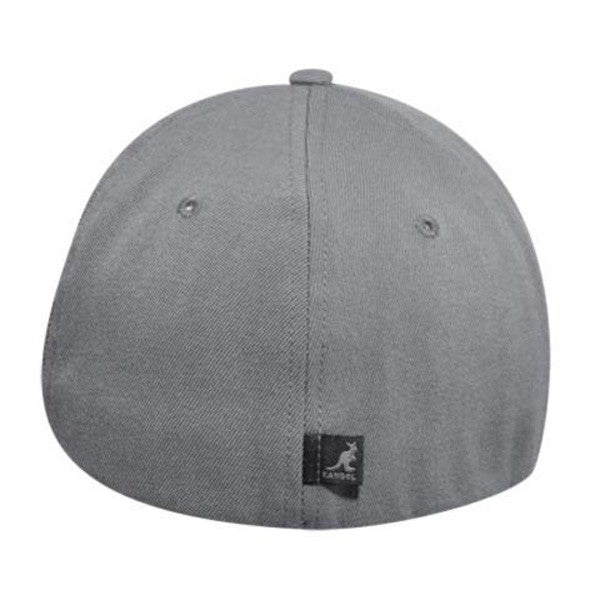 Kangol - Charcoal Wool Flexfit Baseball Hat Back