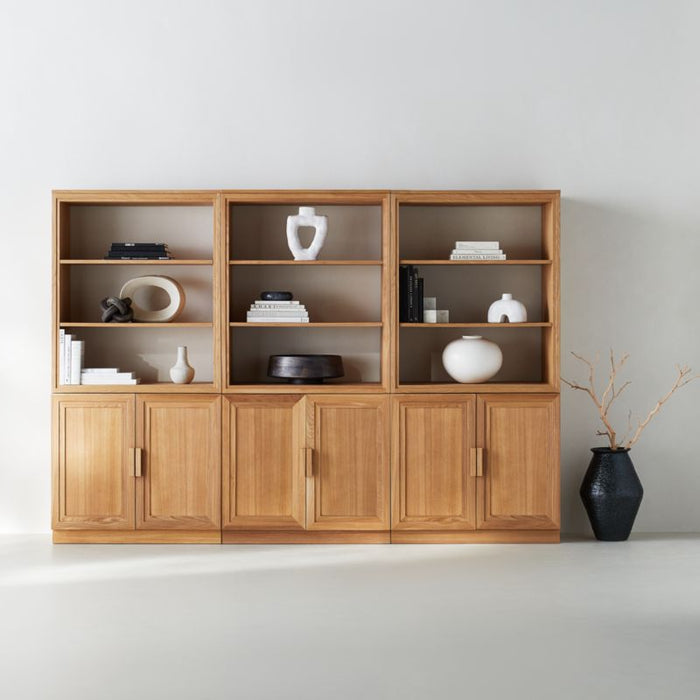 Katin White Wood Centerpiece Bowl