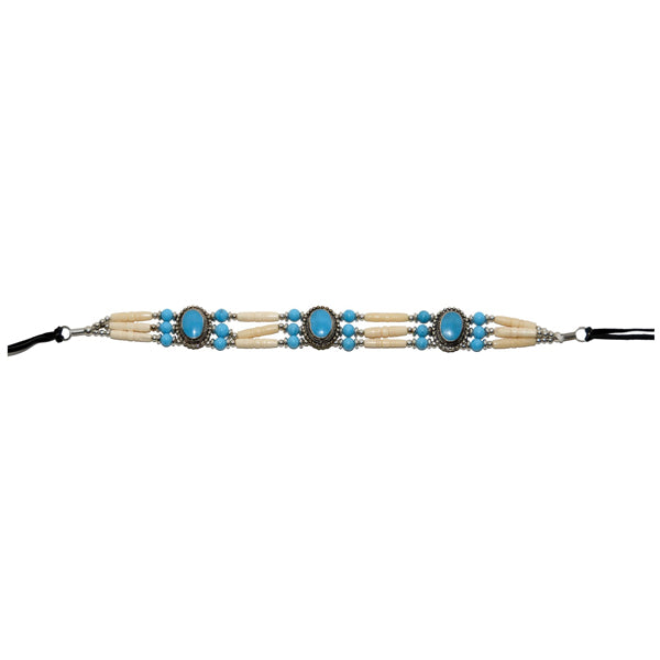 Kenny K - Bead and Medallion Hat Band