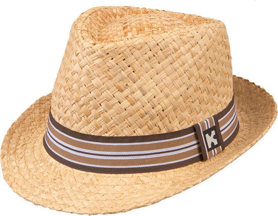 Kenny K - Raffia Fedora Hat