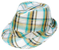 Kenny K - Summer Plaid Fedora Hat