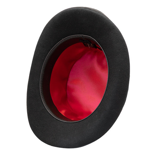 Kenny K - "The Time Traveler" Steam Punk Wool Felt Top Hat - Bottom
