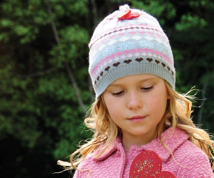 Kooringal - Girls Tassle Hula Heart Beanie Model