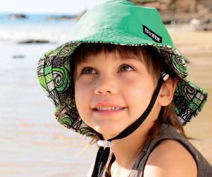 Kooringal - Grommie Reversible Floppy Hat Green