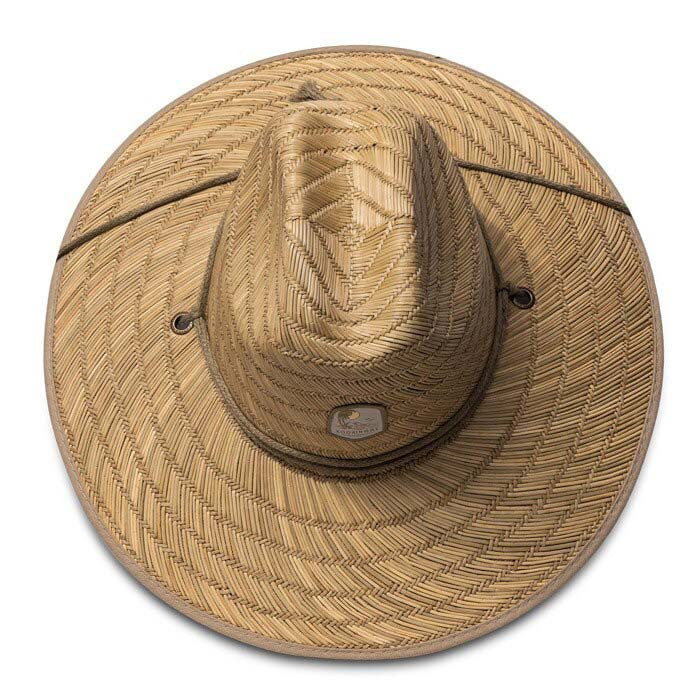 Kooringal - Hastings Surf Straw Lifeguard Hat (Natural) - Top