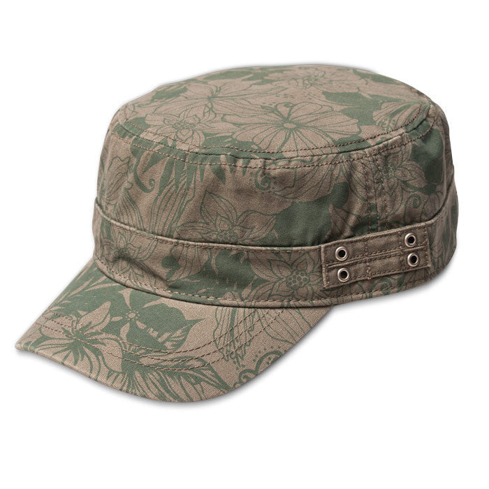 Kooringal - Ladies Floral Printed Mao Cap (Camo)