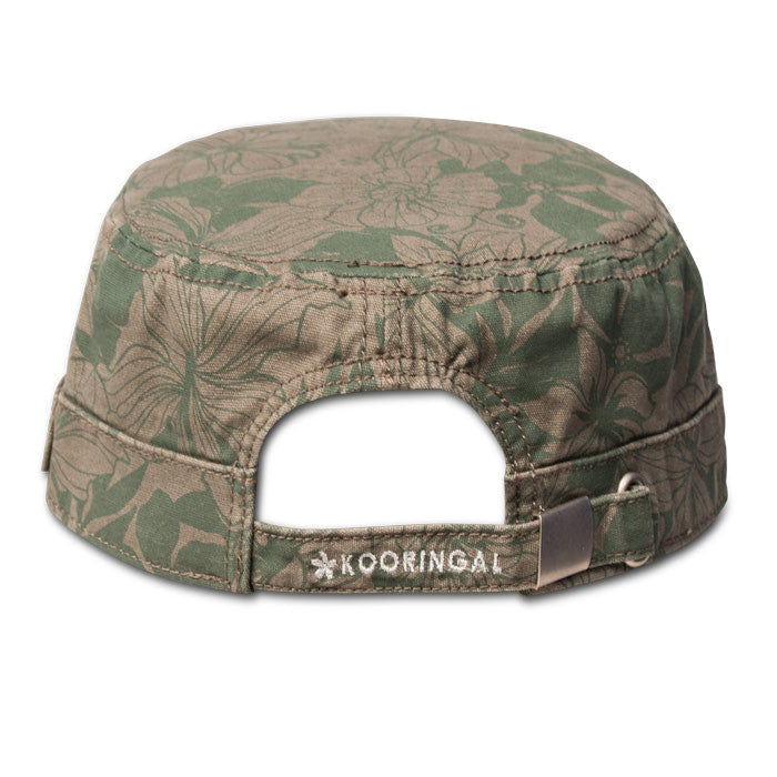 Kooringal - Ladies Floral Printed Mao Cap (Camo) - Back