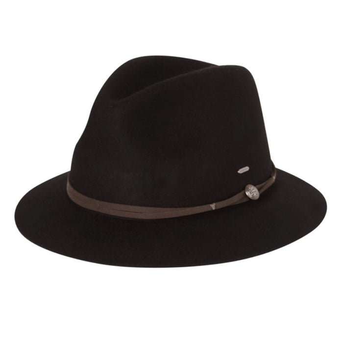 Kooringal - Matilda Short Brim Fedora - Black - Style