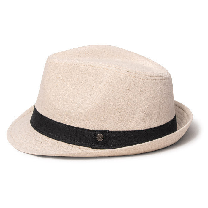 Kooringal - Pippa Hemp Fedora - Black Band (Side)