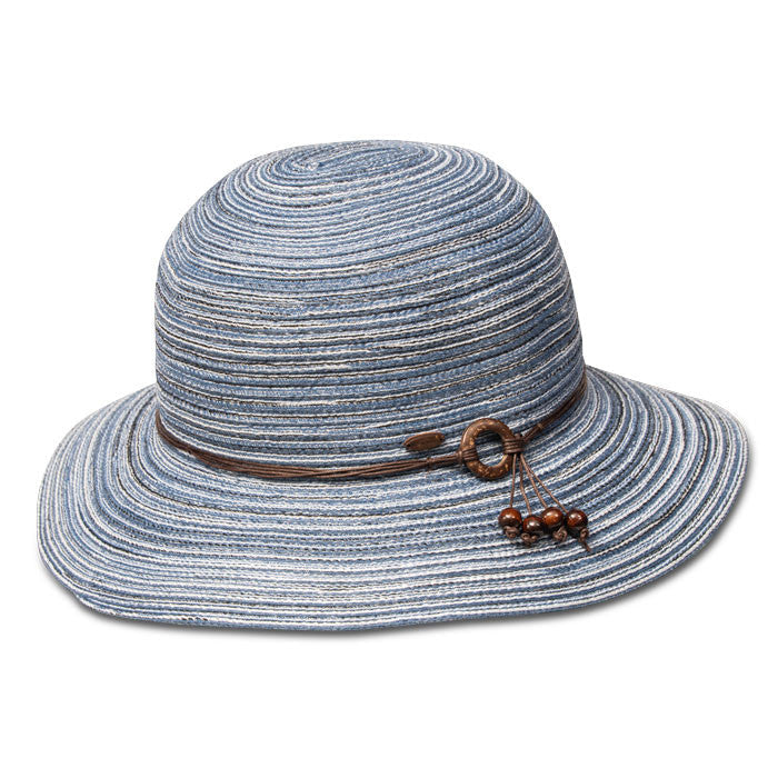 Kooringal - Sophia Bell Poly Ribbon Hat - Denim