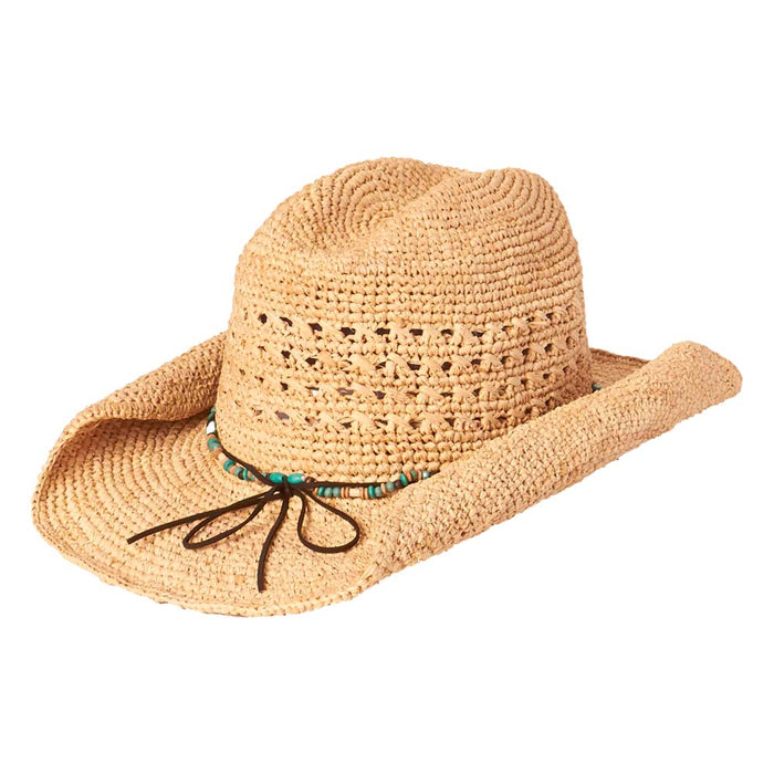 Kooringal-Torah-Raffia-Straw-Cowboy-Hat-HOL-0278-Back