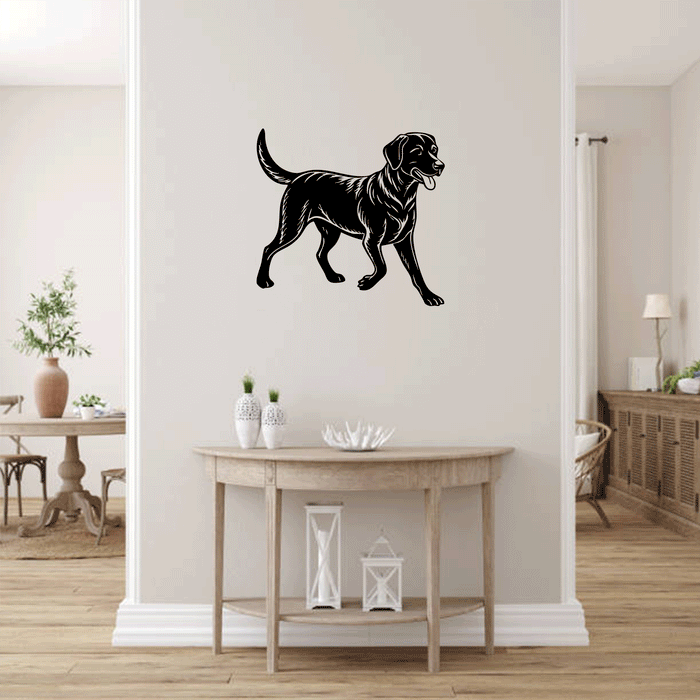 Labrador Metal Wall Art – Dog Lover Lab Pet Home Decor