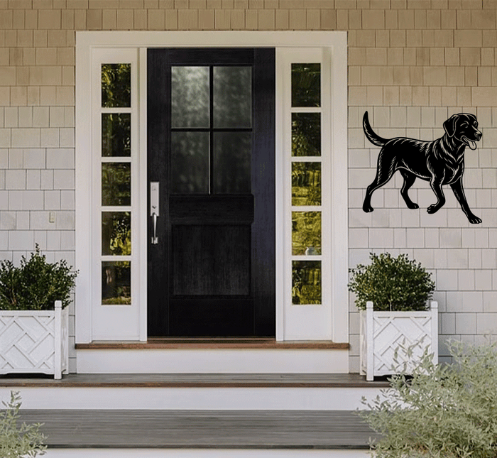Labrador Metal Wall Art – Dog Lover Lab Pet Home Decor