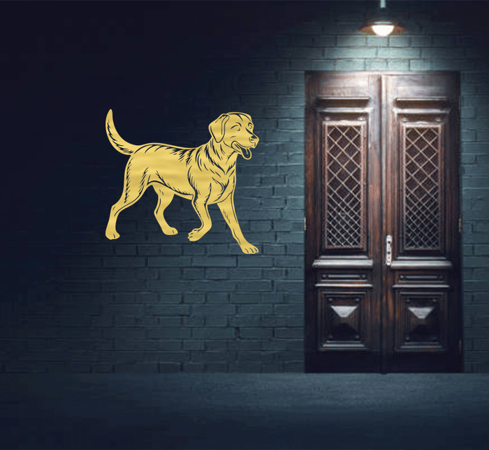 Labrador Metal Wall Art – Dog Lover Lab Pet Home Decor