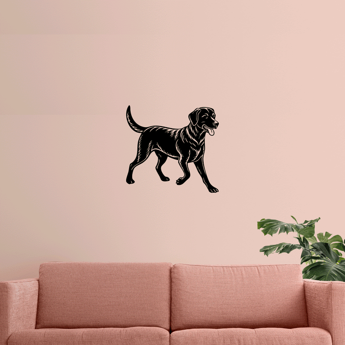 Labrador Metal Wall Art – Dog Lover Lab Pet Home Decor